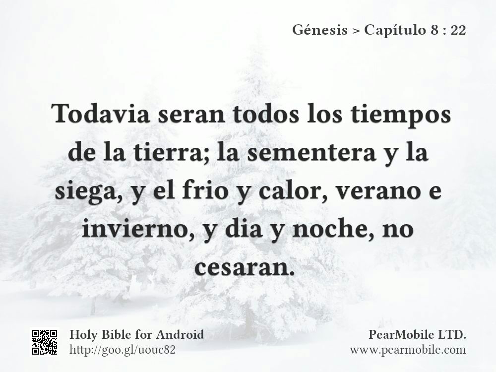 Génesis, Capítulo 8:22